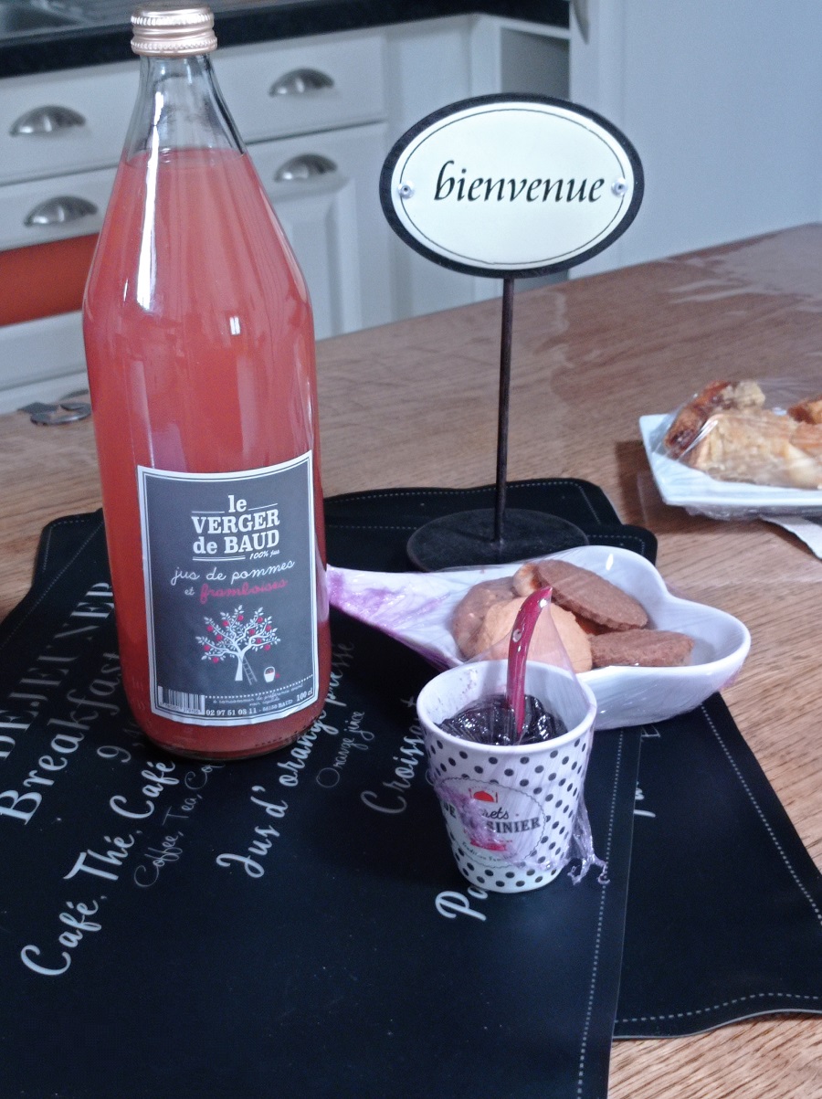 Accueil gîte Bretagne pack de bienvenue