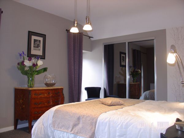 Chambre lit king size 160x200